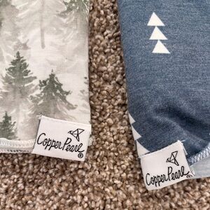 Copper Pearl swaddles